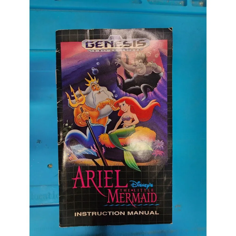 Ariel The Little Mermaid for Sega Genesis Manual!